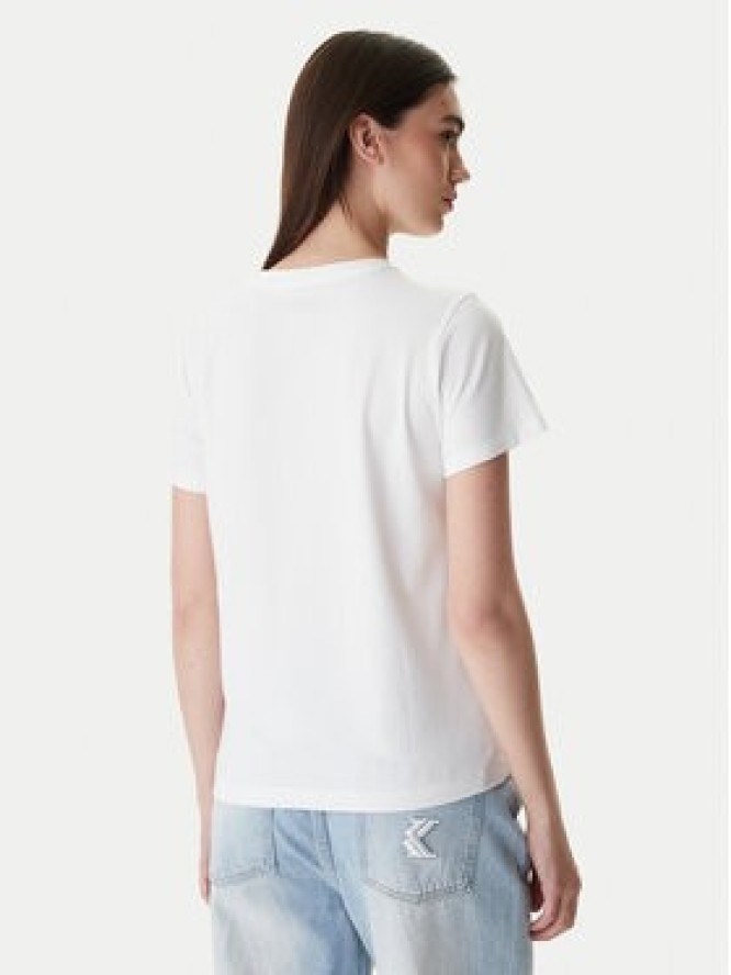 Guess Jeans T-Shirt W4YI10 J1314 Biały Regular Fit