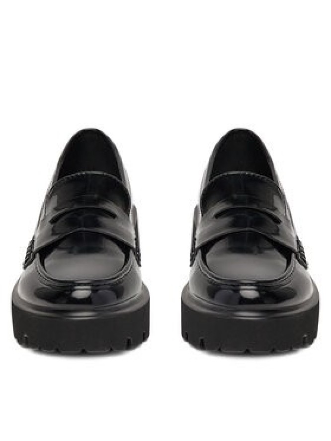 DeeZee Loafersy LE601-2 Czarny