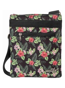 Damska torebka na ramię Dixie Tropical – czarna Meatfly