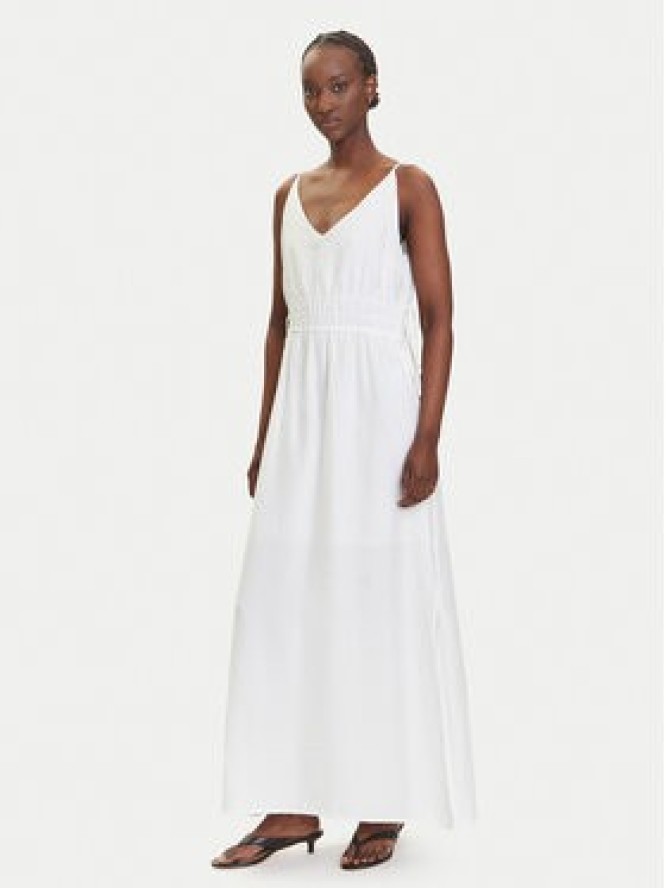 YAS Sukienka letnia Dazly 26037101 Biały Regular Fit