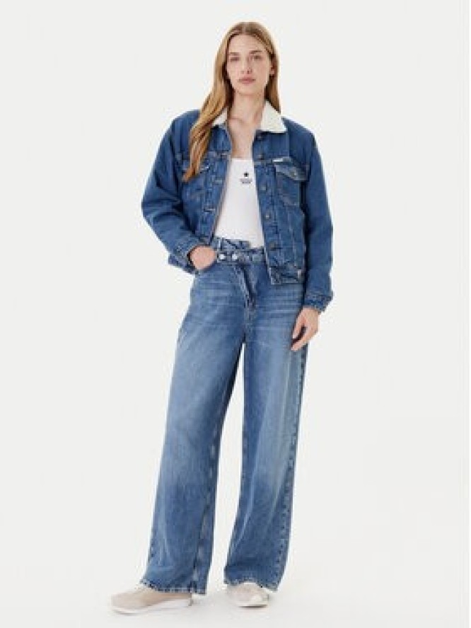 Guess Jeans Kurtka jeansowa W4BN64 D5CC3 Niebieski Regular Fit