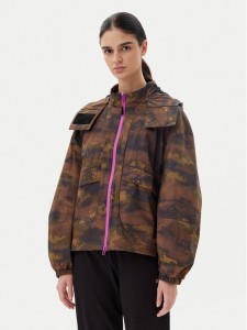 EA7 Emporio Armani Kurtka przejściowa 7W000263 AF13154 F6035 Brązowy Loose Fit