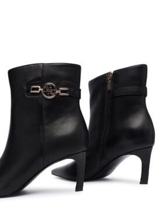 Guess Botki FLFPAI LEA10 Czarny