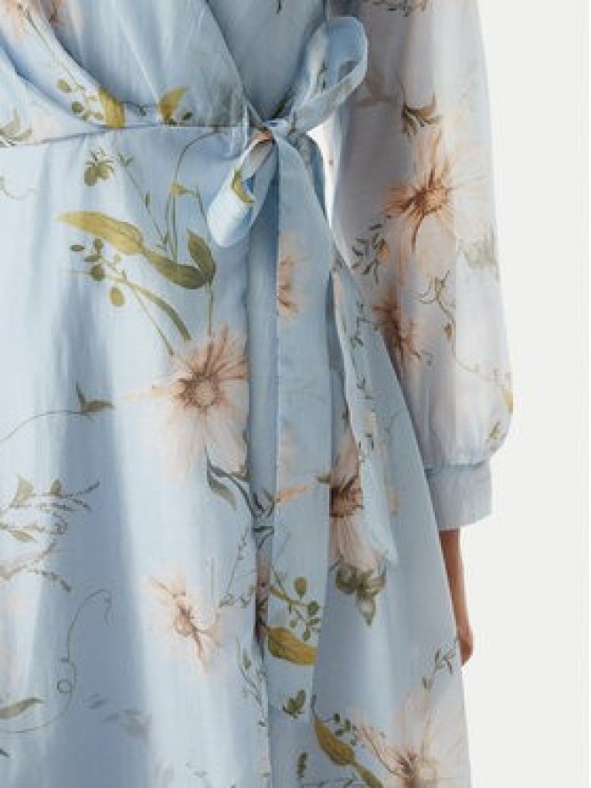 Rinascimento Sukienka koktajlowa CFC0128000003 Niebieski jasny Regular Fit