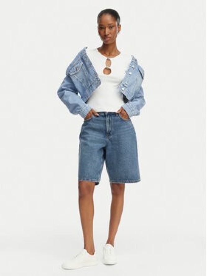 HUGO T-Shirt Diheart 50562071 Biały Slim Fit