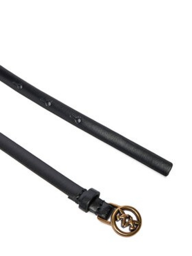 PINKO Pasek Damski Thin Belt H1 20252 PLT11 05481.A2QP Czarny