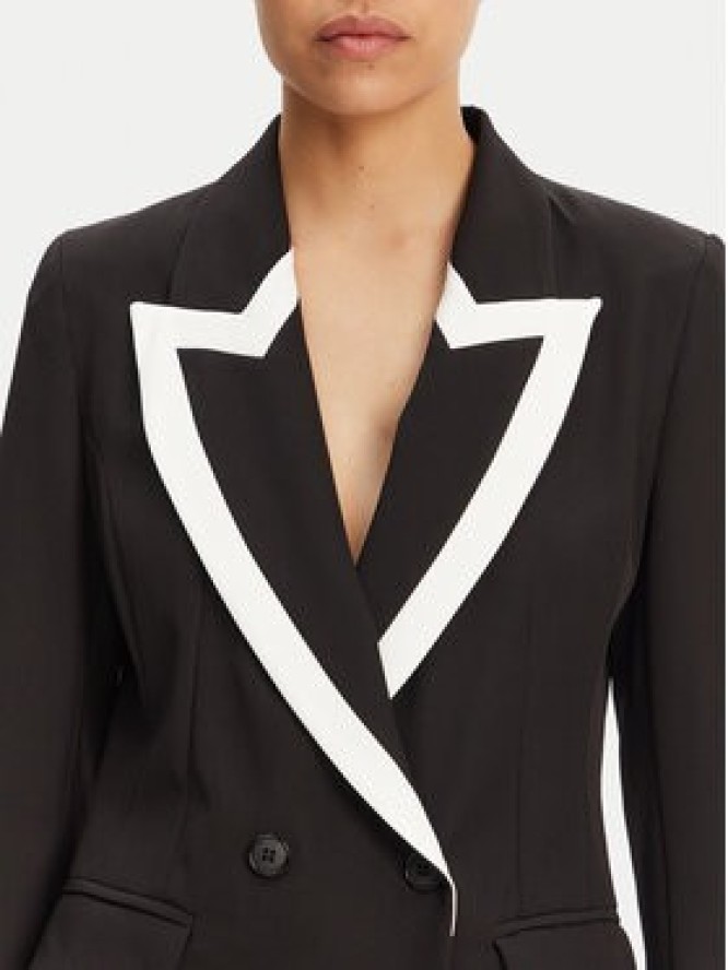 Maryley Marynarka 25EB189/43NB Czarny Regular Fit