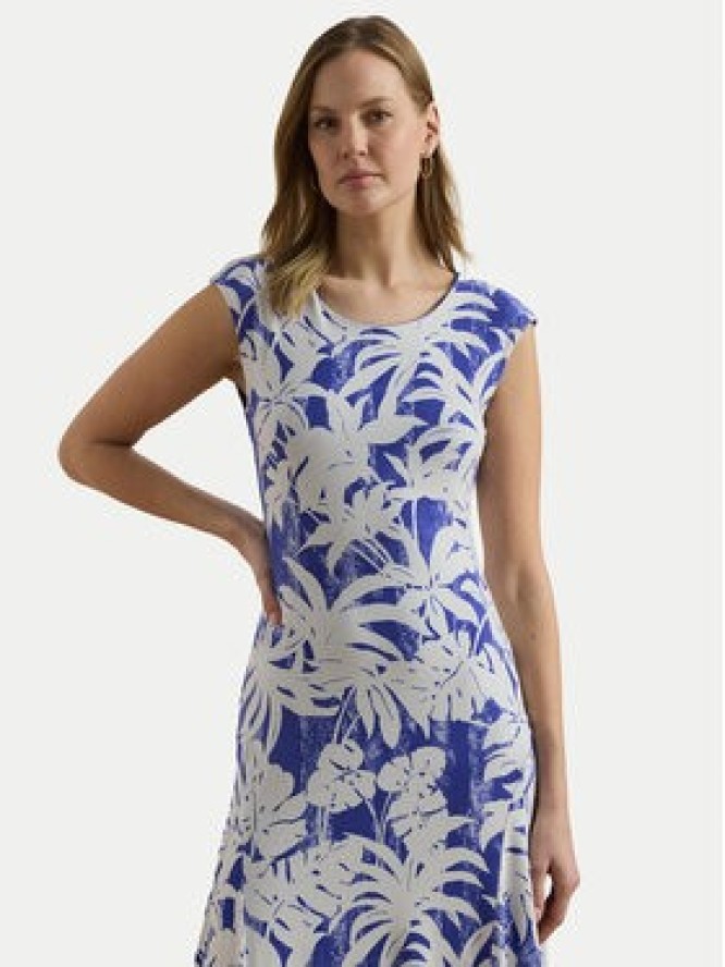 LAUREN RALPH LAUREN Sukienka codzienna 200971078001 Niebieski Regular Fit