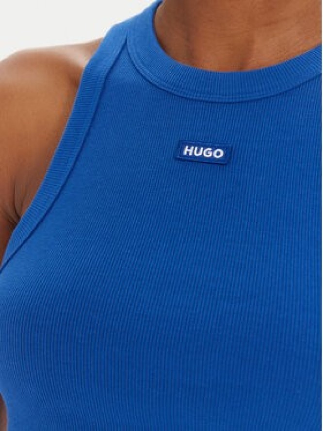 HUGO Top Baby 50511450 Niebieski Slim Fit