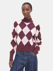 Guess Golf W6BR87 Z2172 Bordowy Regular Fit