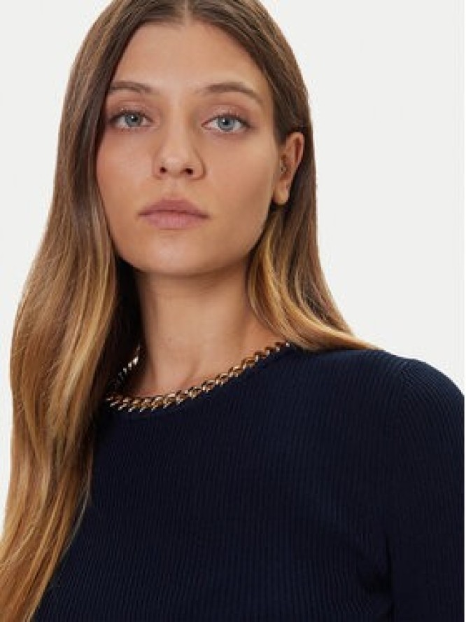 MICHAEL Michael Kors Sweter MF561CJ33D Granatowy Slim Fit