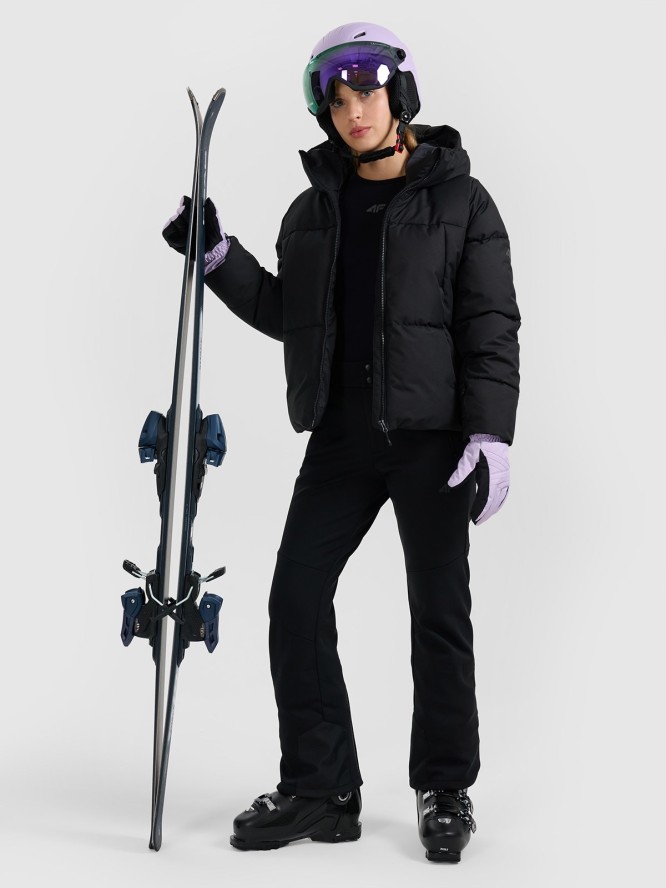 4F Kurtka narciarska membrana 5000 damska - czarna M