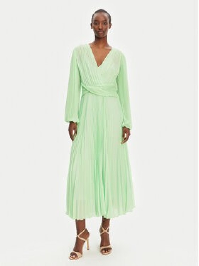 TWINSET Sukienka koktajlowa 251TP2330 Zielony Regular Fit