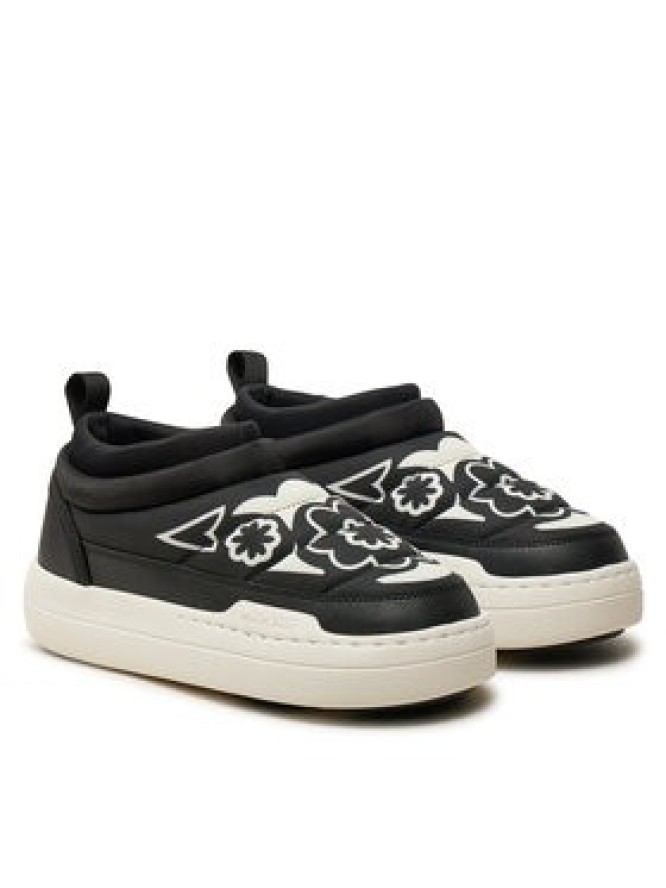 Moon Boot Botki Park Soft Flower 80D2470030 Czarny