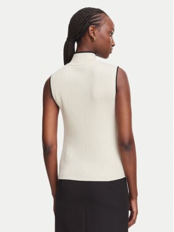 Luisa Spagnoli Bluzka Menelao 100467 Kremowy Regular Fit