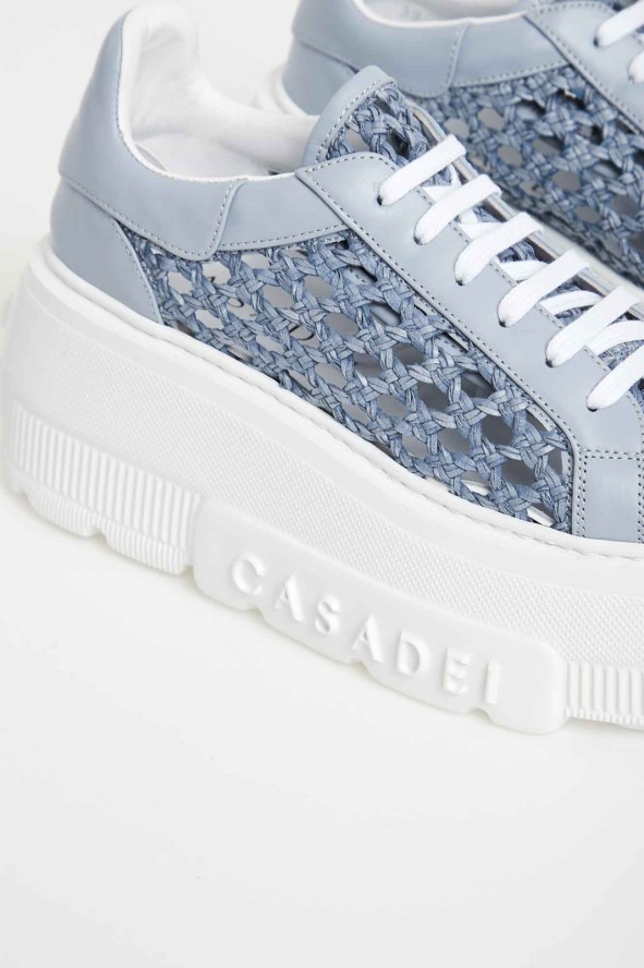 Sneakersy damskie plecione CASADEI