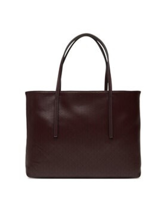 Calvin Klein Torebka Emblem Aop Small Tote LV04F3267G Bordowy