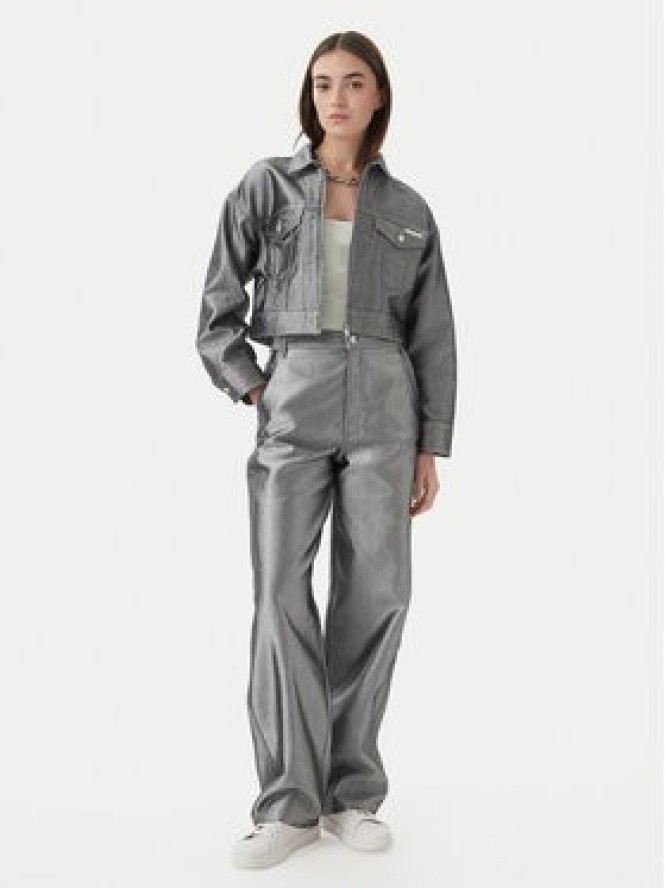 Calvin Klein Jeans Jeansy LV047E718G Szary Barrel Fit