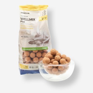 Kulki proteinowe Caperlan Wellmix Plus 20 mm 1 kg strawbanana