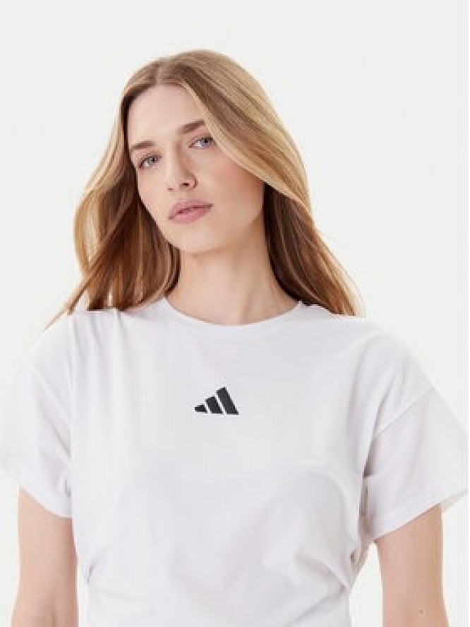 adidas T-Shirt Power JX1194 Biały Regular Fit