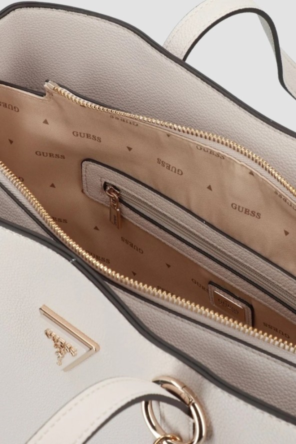 GUESS Biała damska torebka Girlfriend Tote