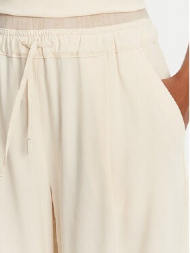 Marella Spodnie materiałowe Fred 2513131085 Écru Wide Leg