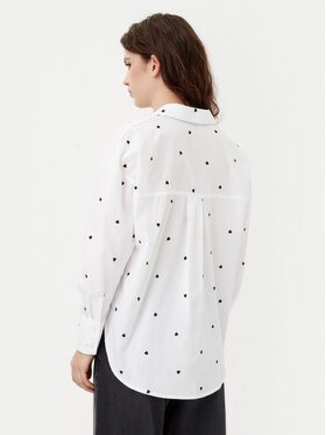 JDY Koszula Nelly 15330490 Biały Loose Fit