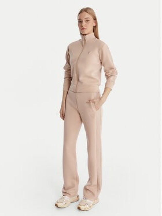 Guess Spodnie dresowe V3RB21 K7UW2 Beżowy Regular Fit