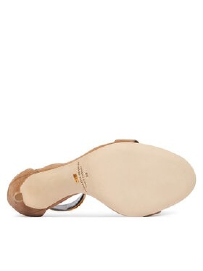 Elisabetta Franchi Sandały SA-91L-62E2-V600 Brązowy jasny