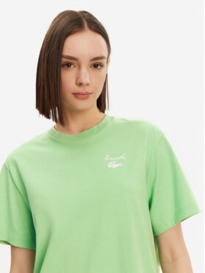 Lacoste Sukienka codzienna EF9573 Zielony Regular Fit
