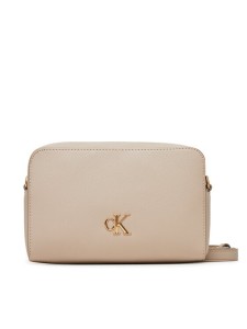 Calvin Klein Jeans Torebka Minimal Monogram Ew Camera Bag LV04K3162G Écru