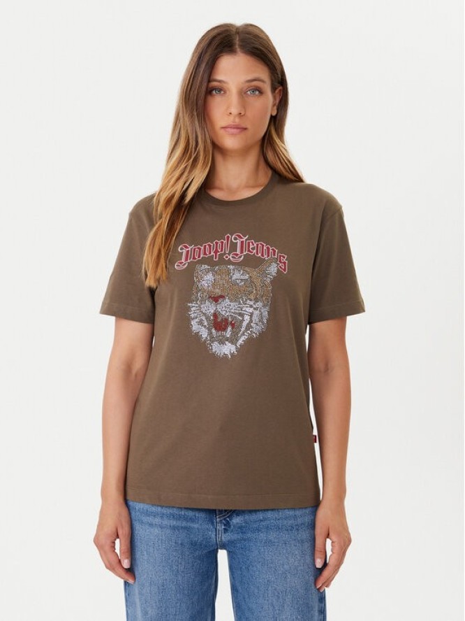 JOOP! Jeans T-Shirt Tanasia 30048568 Zielony Regular Fit