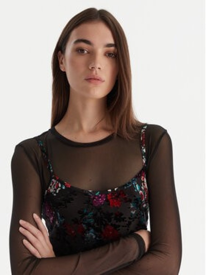 Desigual Sukienka codzienna Cassidy 25WWVK11 Czarny Slim Fit