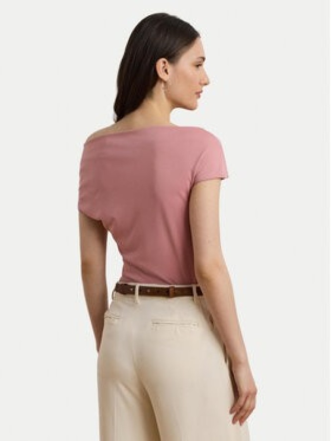 LAUREN RALPH LAUREN Bluzka 2,00964E+11 Różowy Slim Fit