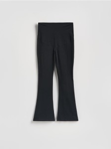 Legginsy flare - czarny