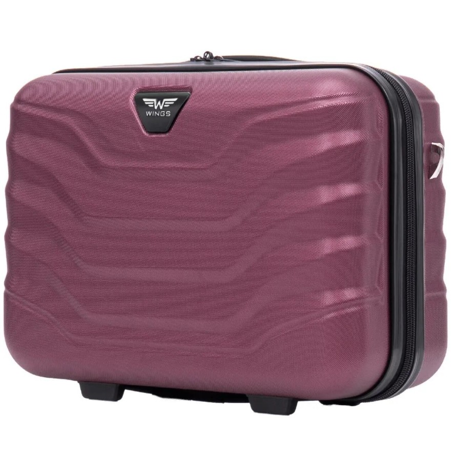 Kuferek podróżny Wings PEAFOWL 2.0 kosmetyczka 14" BURGUNDY
