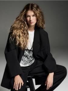 Marynarka z wiskozą - czarny