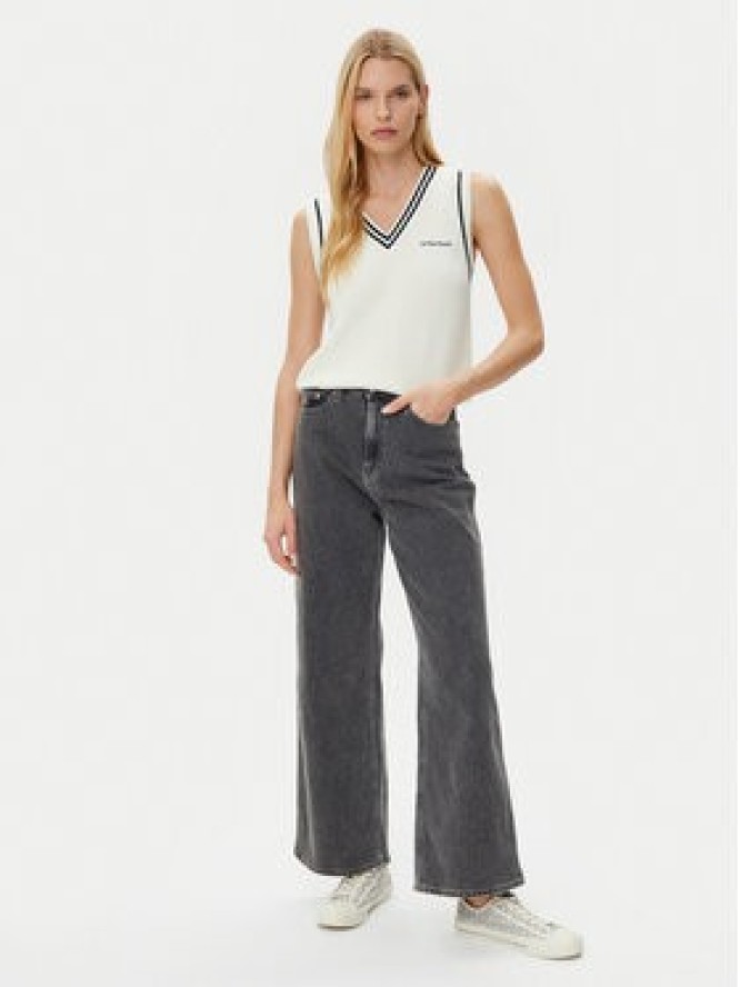 Guess Jeans Sweter W5GR02 Z3HM1 Écru Regular Fit