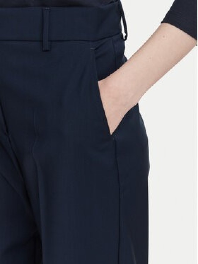 Weekend Max Mara Spodnie materiałowe Visivo 2625136061 Granatowy Regular Fit
