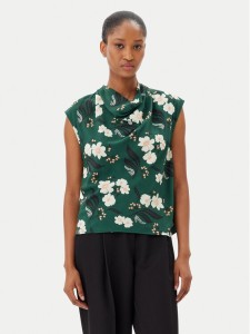 French Connection Bluzka 72YBJ 30 Zielony Regular Fit