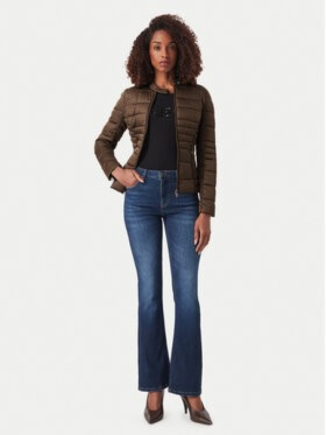 Guess Kurtka przejściowa W6YL16 W2891 Brązowy ciemny Slim Fit