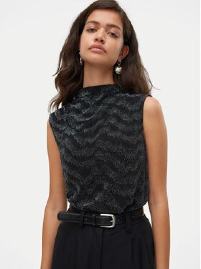 Vero Moda Bluzka Lucy 10316749 Czarny Regular Fit