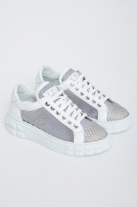 Sneakersy damskie skórzane CESARE CASADEI