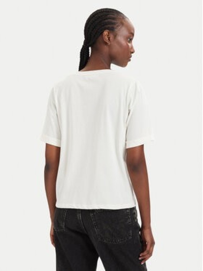 Liu Jo Sport T-Shirt TA6284 JS923 Kremowy Regular Fit