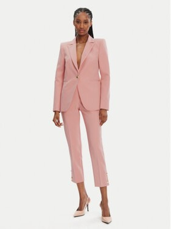 Rinascimento Marynarka CFC0122739003 Różowy Regular Fit