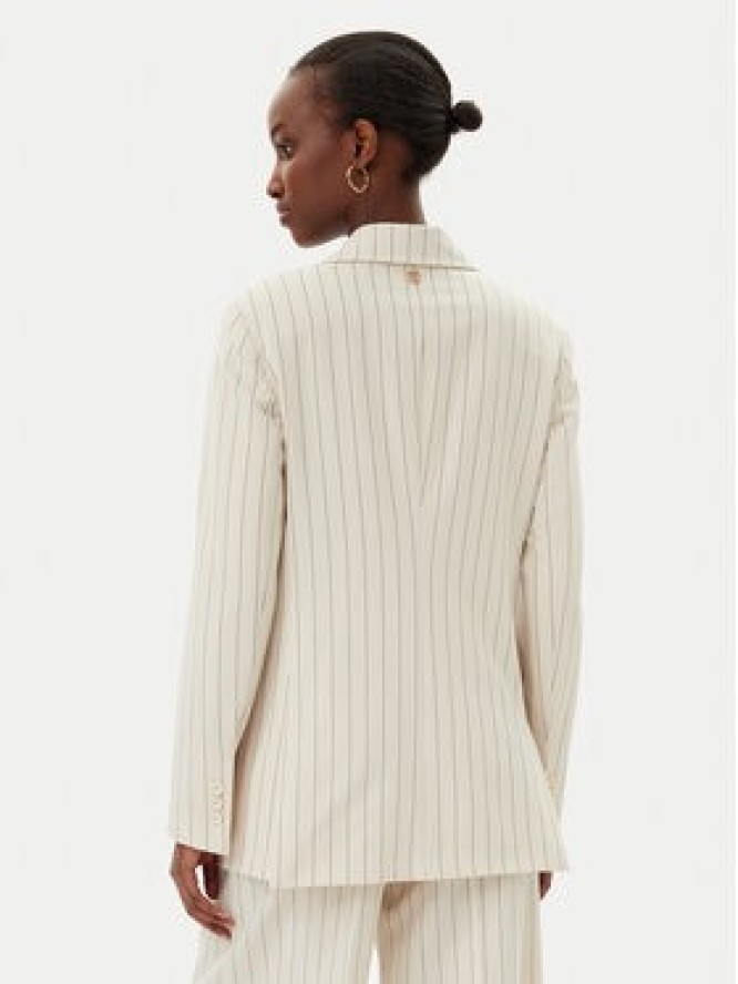 Fracomina Marynarka FR25SJ3003W761D4 Écru Slim Fit