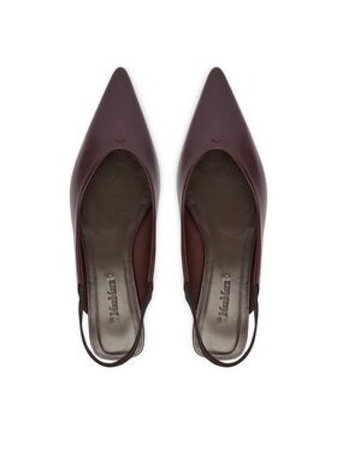 Max Mara Baleriny Mxacrea 2614521431600 Bordowy