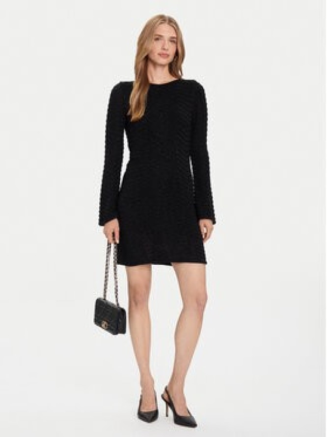 Guess Sukienka dzianinowa W5BK83 Z0192 Czarny Regular Fit