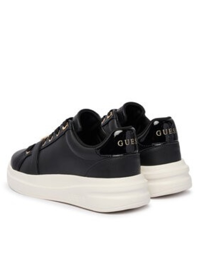 Guess Sneakersy FLFEZO LEA12 Czarny