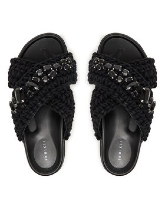 Inuikii Klapki Woven Stones Platform 1004.005.0043 Czarny